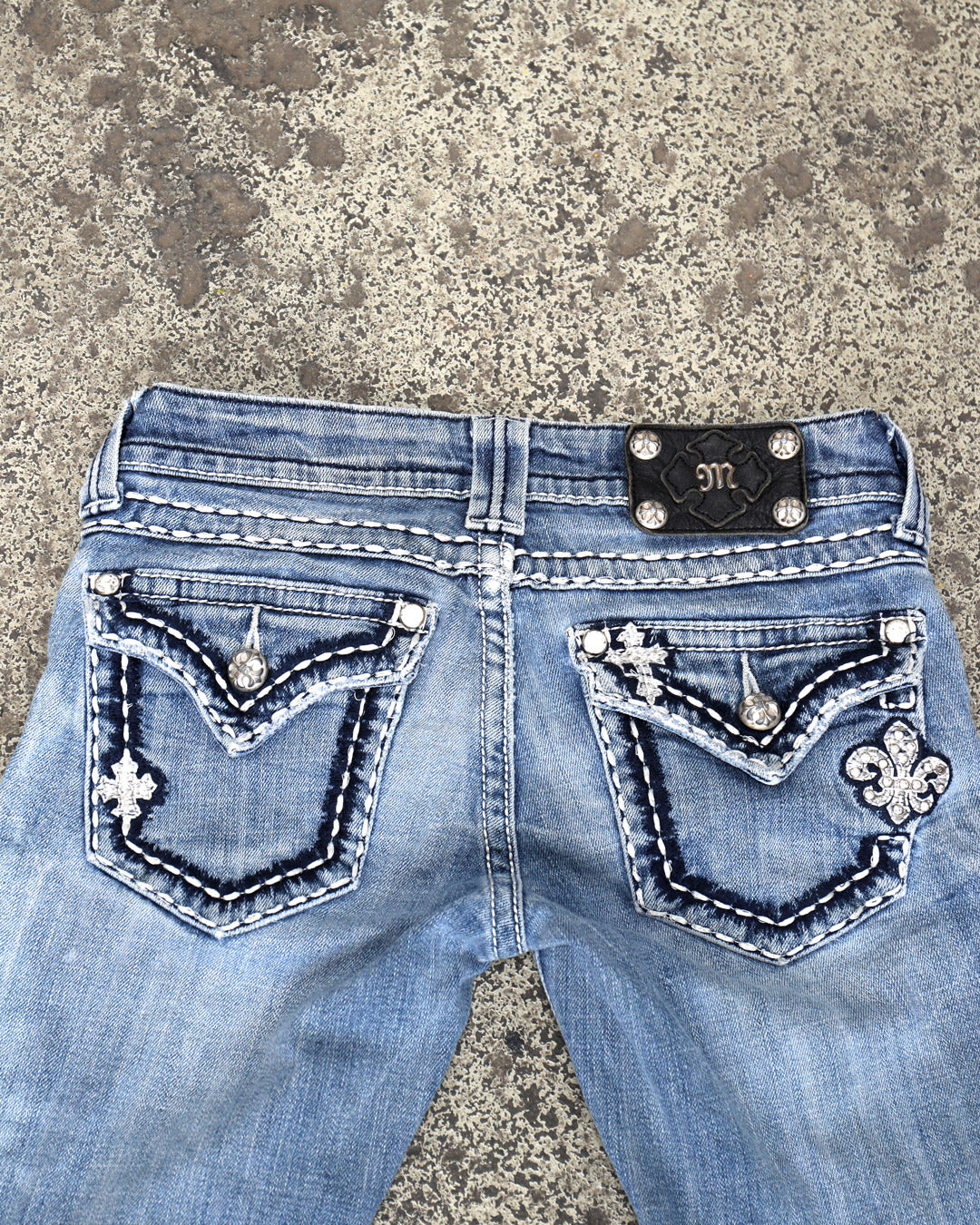 Miss Me Boot Cut Lowrise Jeans