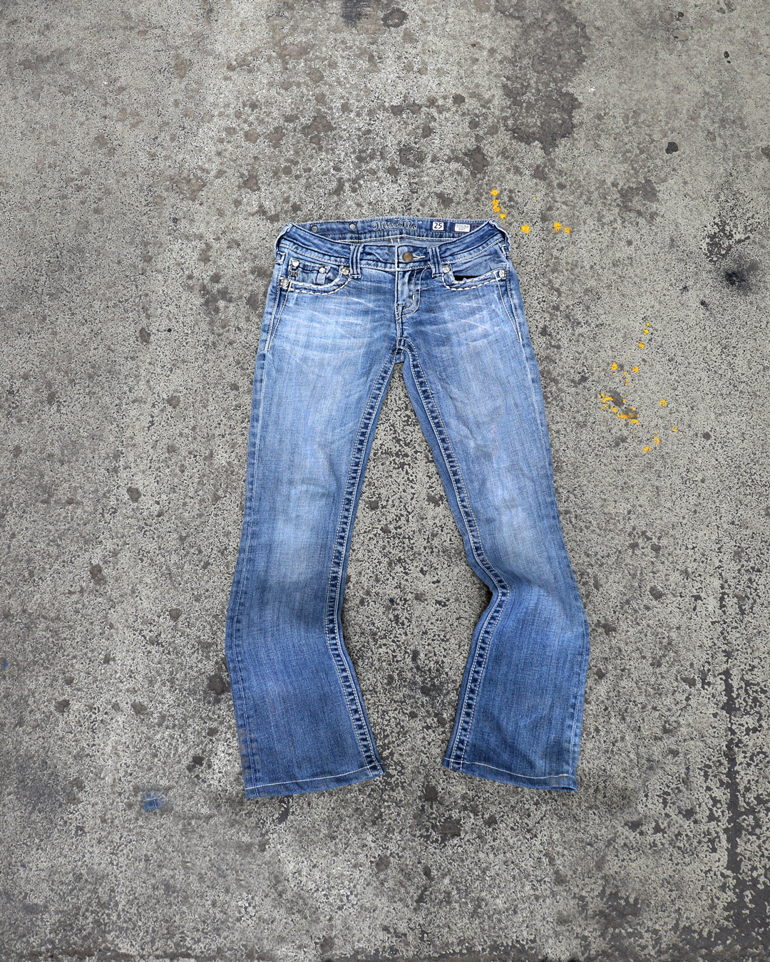 Miss Me Boot Cut Lowrise Jeans
