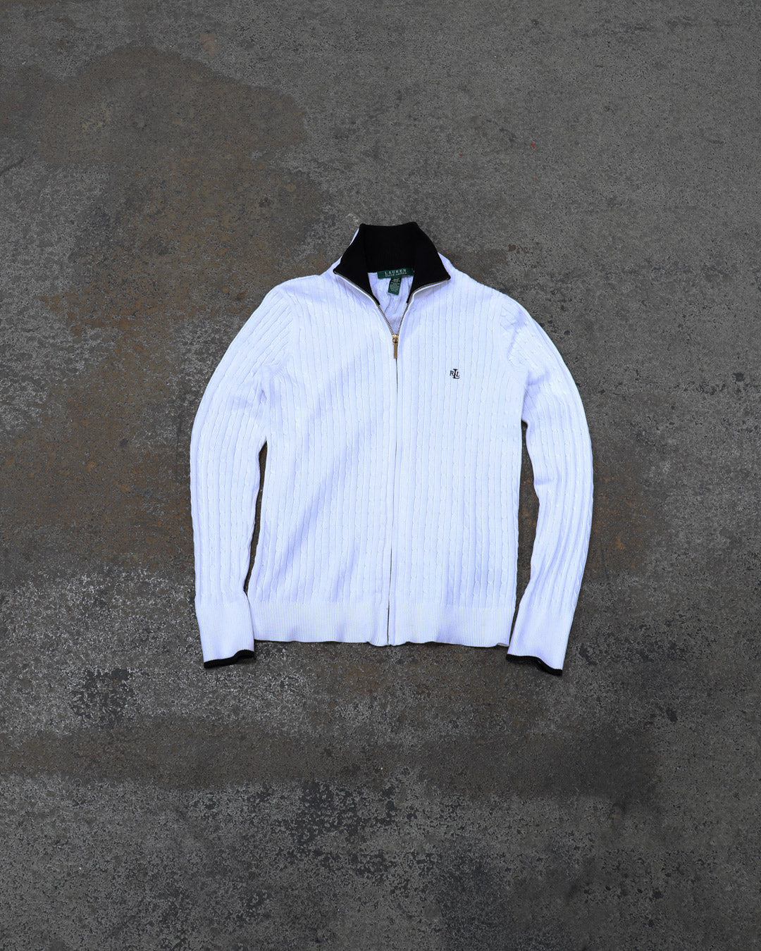 Y2k Ralph Lauren Zip Sweater