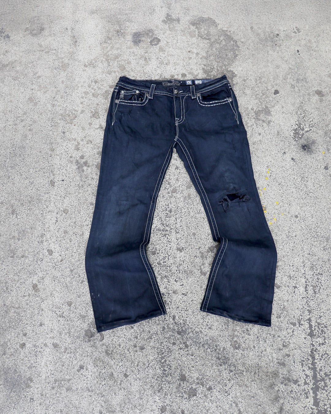 Miss Me Dark Blue Boot Cut Jeans
