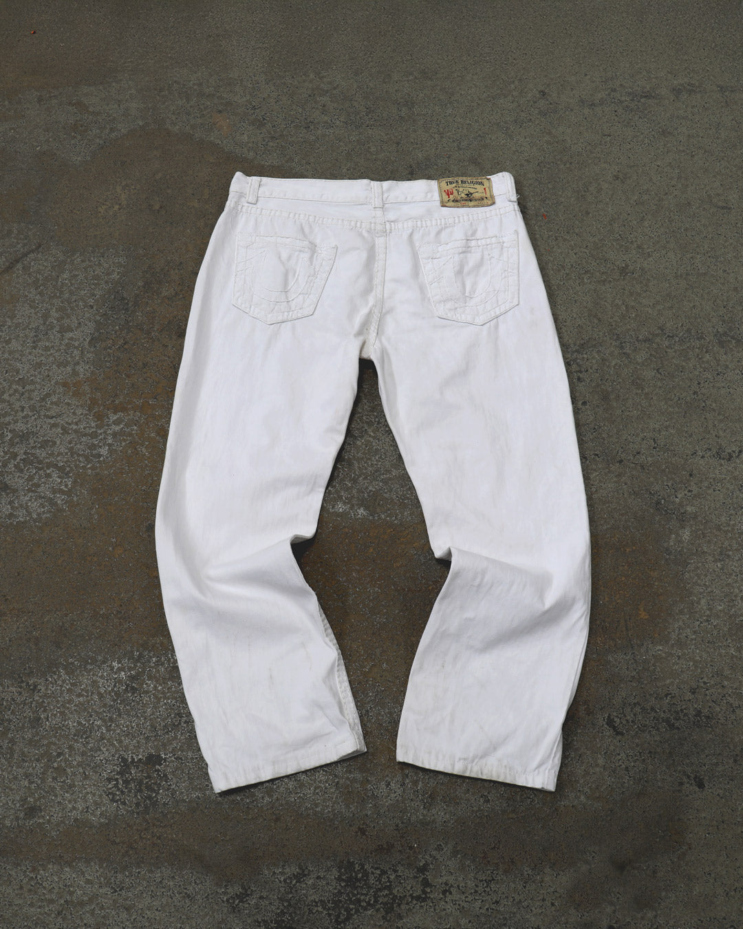 True Religion Made in USA White Jeans