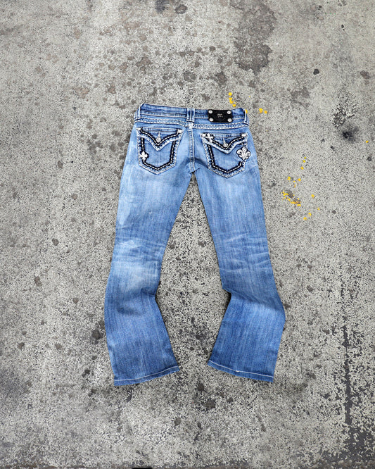 Miss Me Boot Cut Lowrise Jeans
