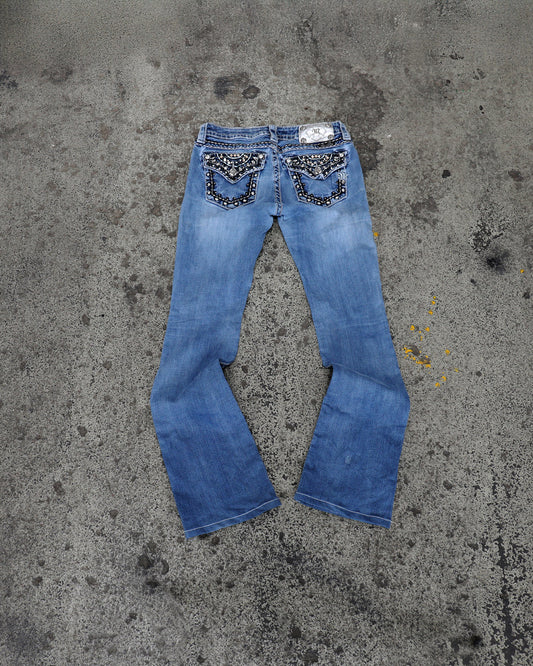 Miss Me Sequin Boot Cut Jeans