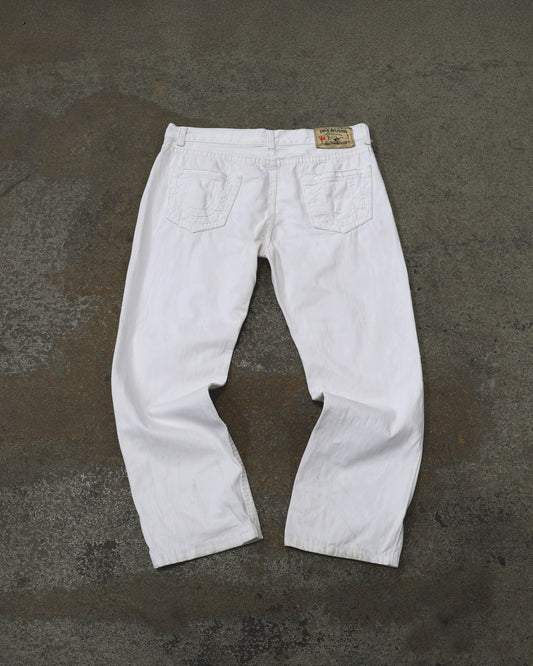 True Religion Made in USA White Jeans