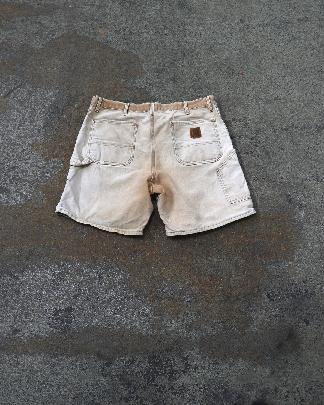 Washed Out Carharrt Carpenter Shorts