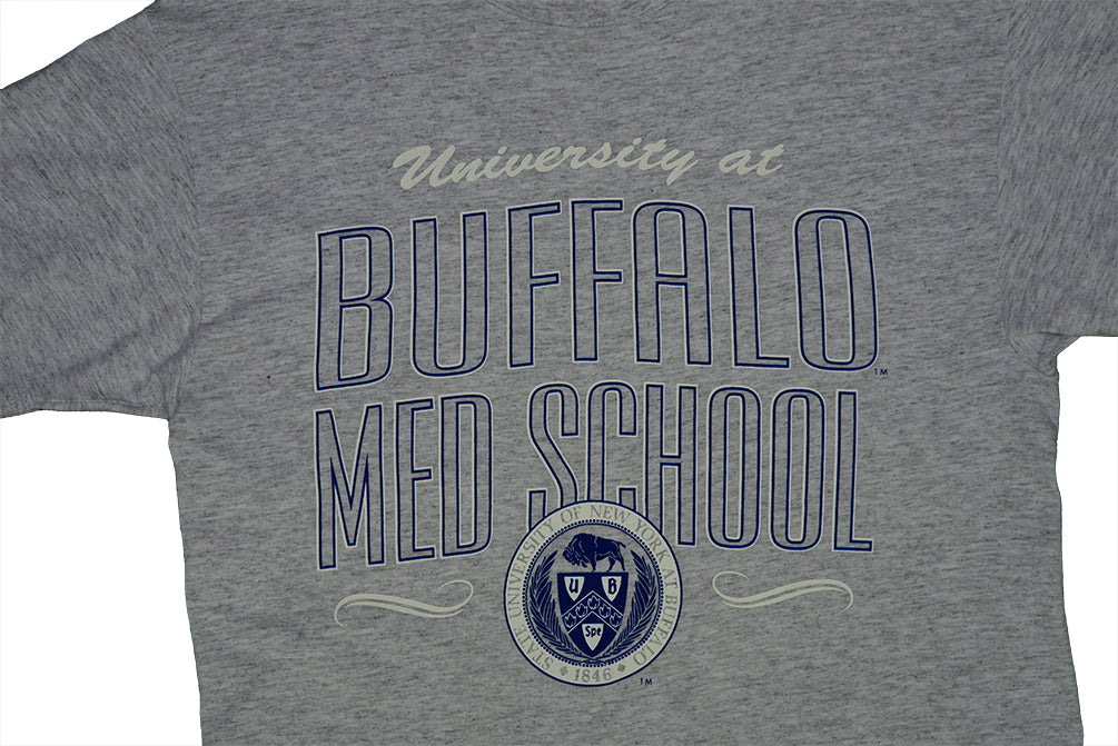 Champion Buffalo Med School Made in USA Single Stitch T-Shirt L