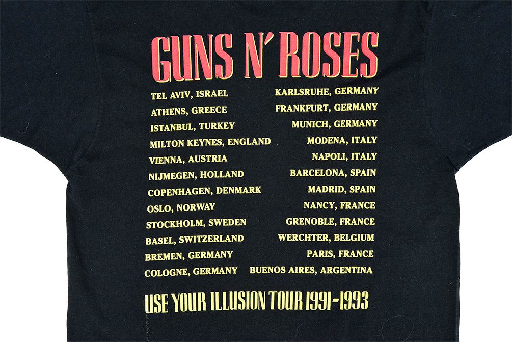 Guns N' Roses Bad Apples 1992 Made in USA T-shirt à couture unique