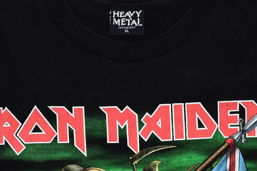 Iron Maiden The Trooper T-shirt bootleg en coton épais XL 