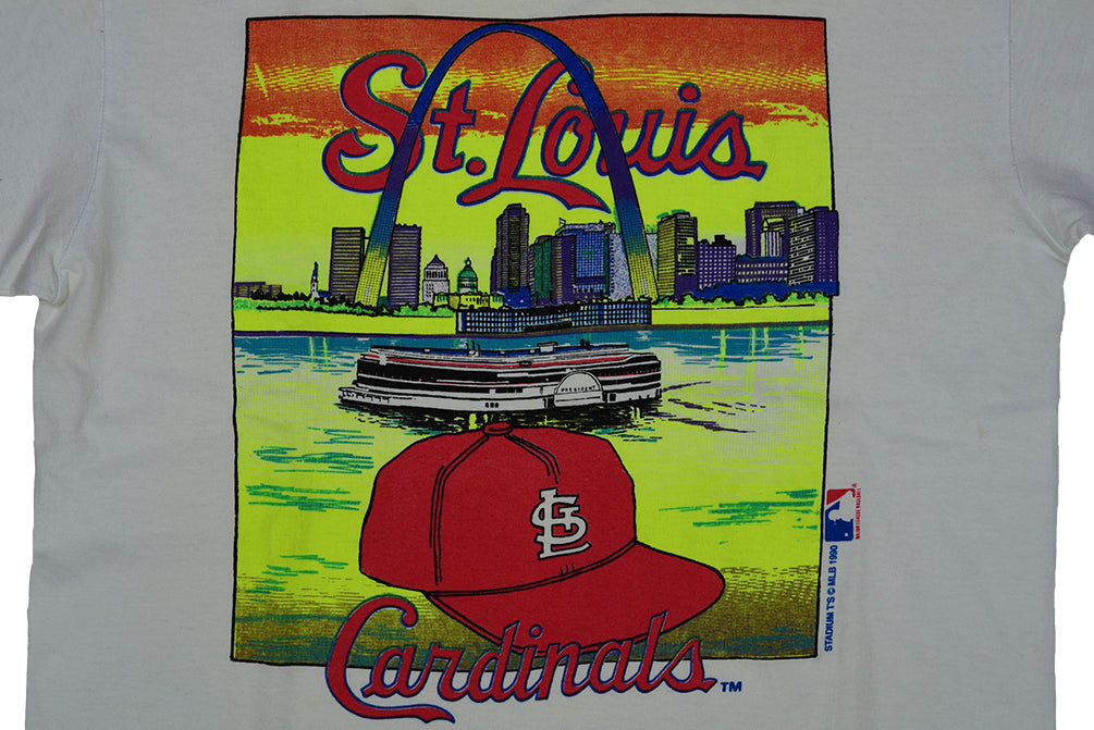 St. Louis Cardinals 1990 MLB Made in USA Single Stitch T-Shirt
