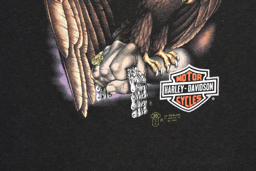 Harley Davidson 1988 T-shirt à point unique XL 