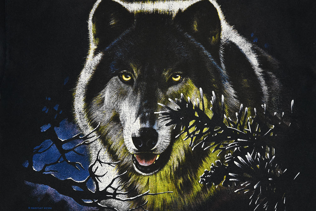 T-shirt à point unique Habitat Wolves XL 